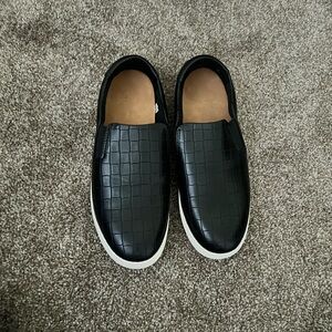 Black slip on shoes
